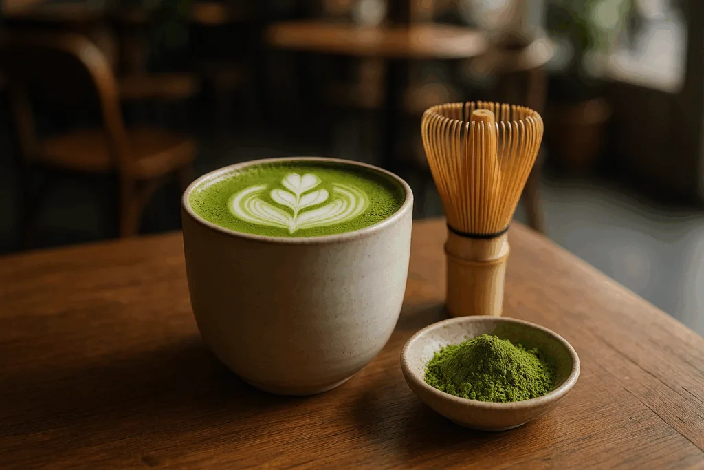 Illustration af hvad er matcha