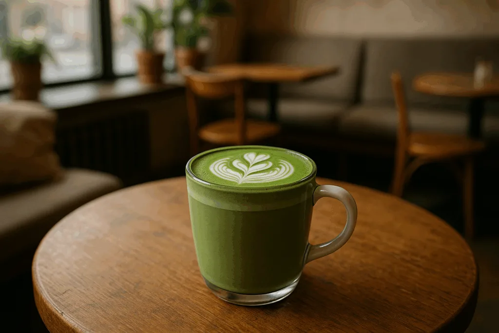 Illustration af køb matcha