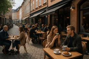 Illustration af café aarhus c