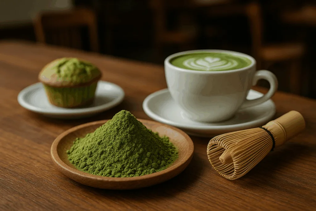 Illustration af hvad er matcha pulver