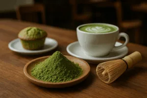 Illustration af hvad er matcha pulver