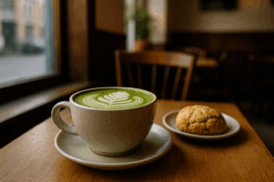 Illustration af bedste matcha te