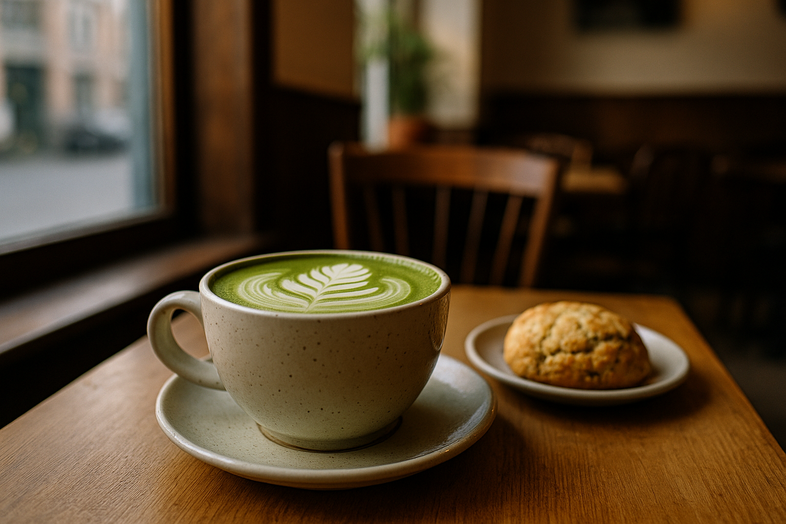 Illustration af bedste matcha te