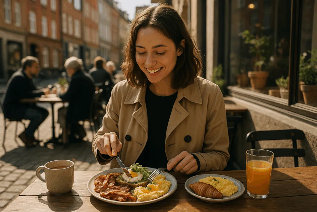 Illustration af brunch aarhus