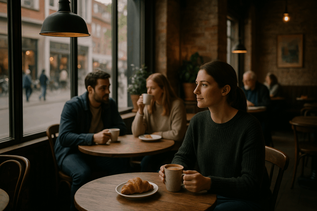 Illustration af café aarhus