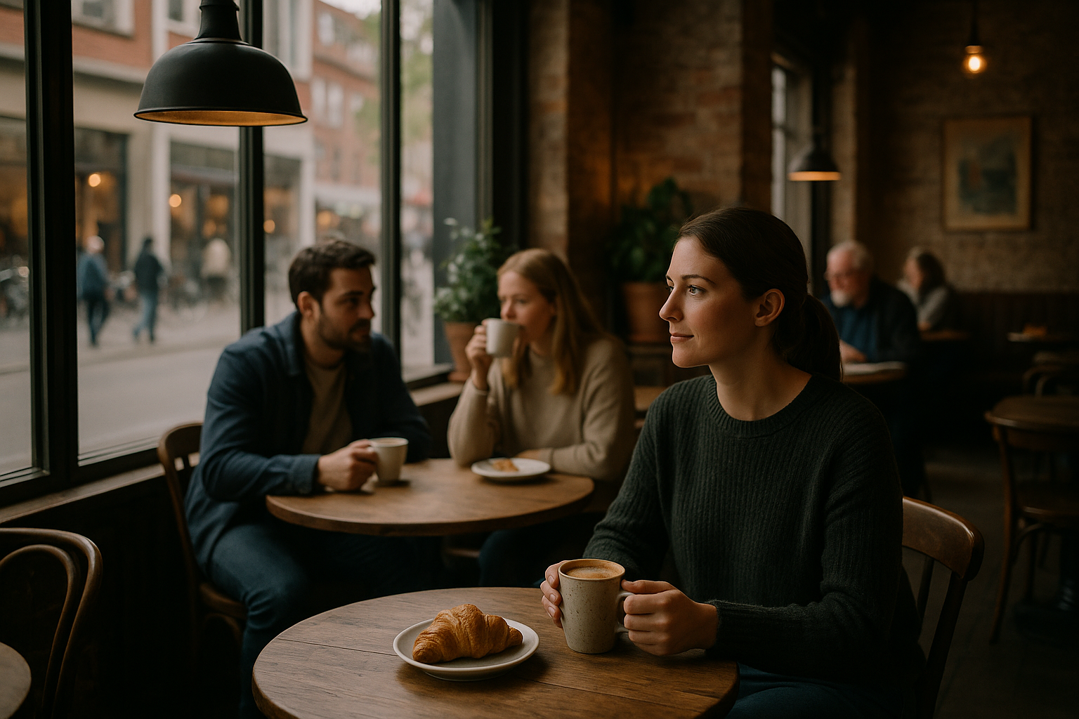 Illustration af café aarhus