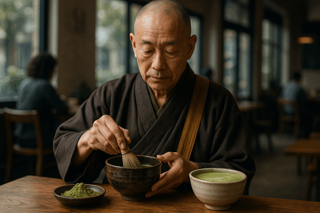 Illustration af hvor kommer matcha fra