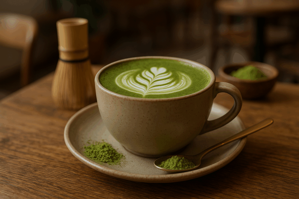 Illustration af hvorfor er matcha sundt