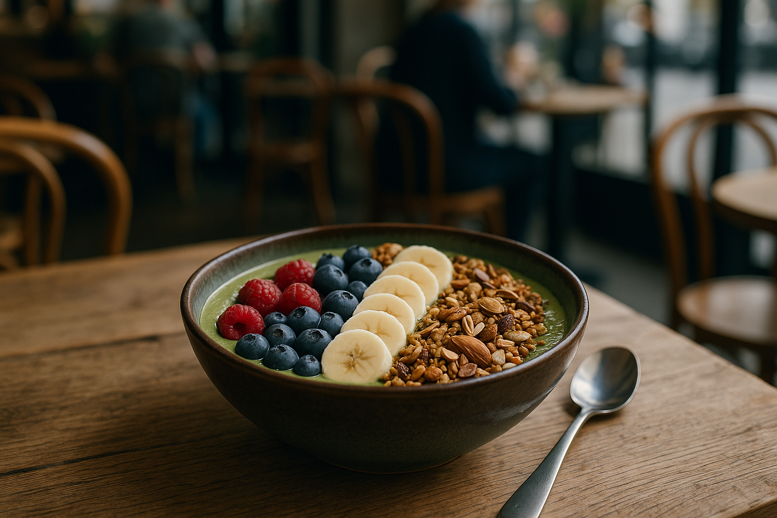 Illustration af matcha bowl