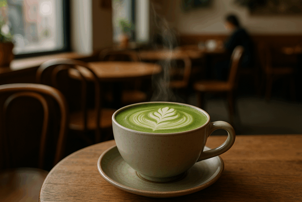 Illustration af matcha si