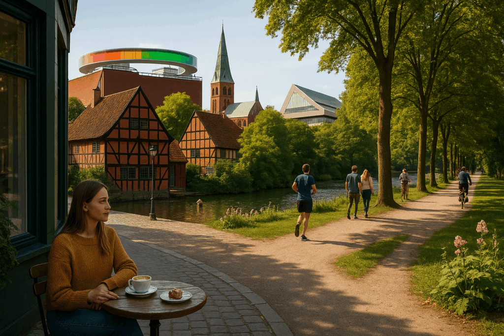 Illustration af ting at lave i aarhus