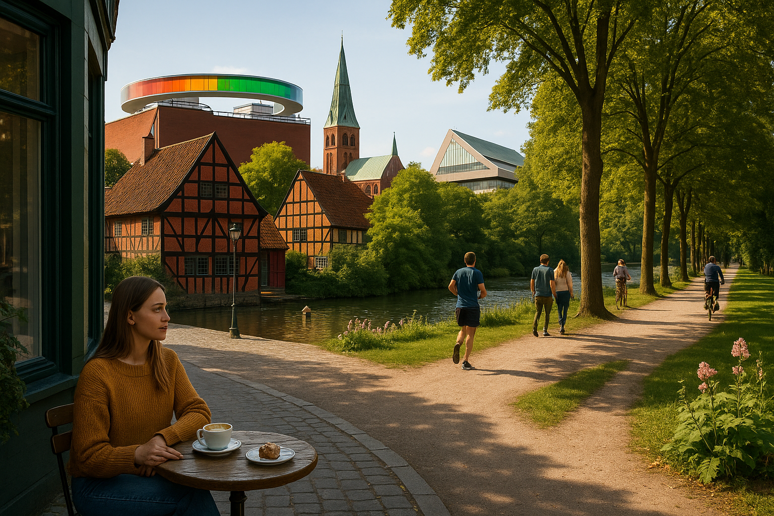 Illustration af ting at lave i aarhus