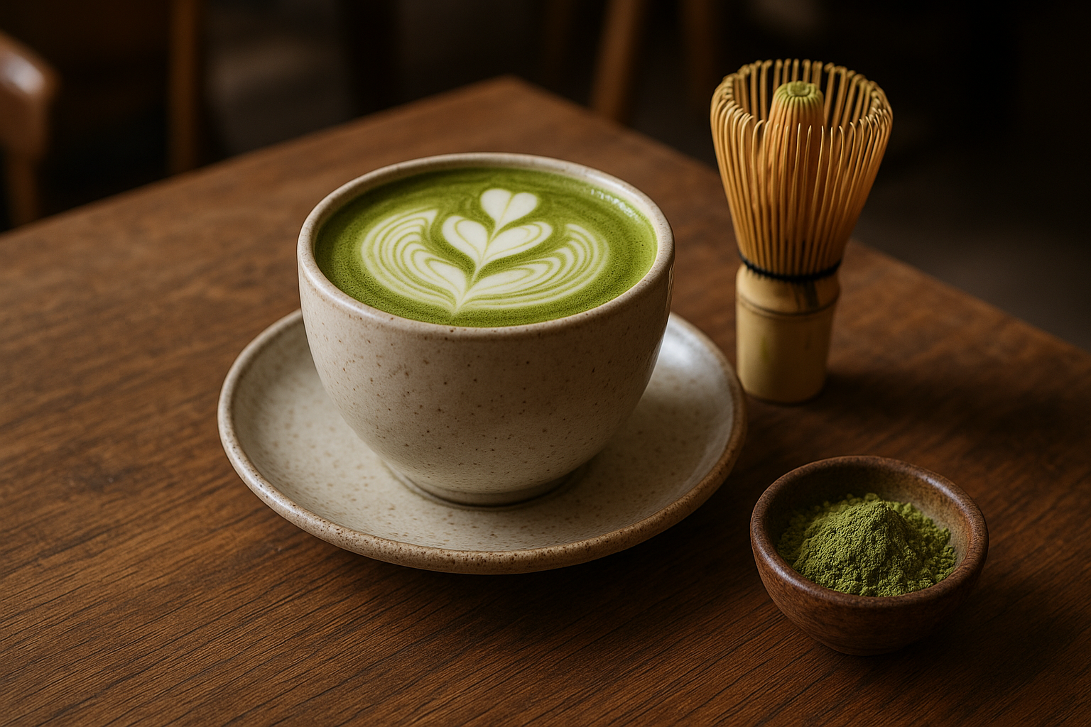 Illustration af hvor meget matcha må man drikke om dagen