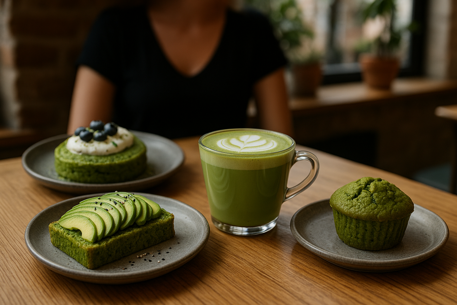 Illustration af matcha brunch aarhus