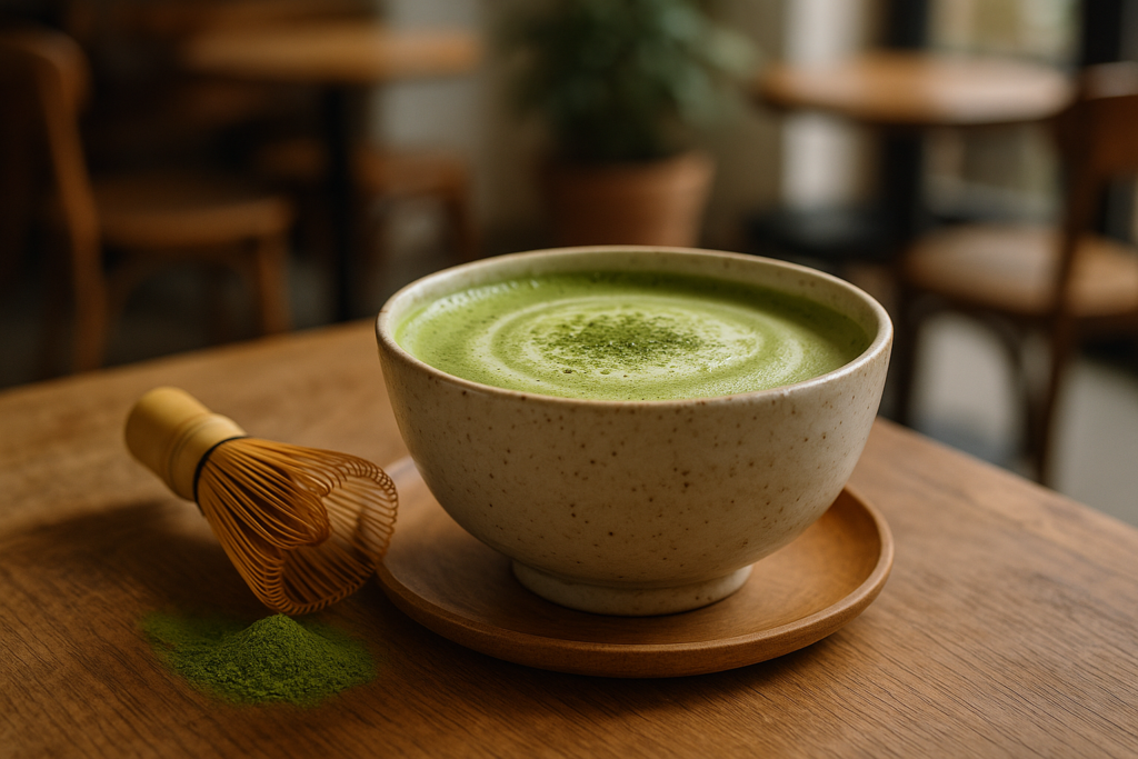 Illustration af matcha for begyndere