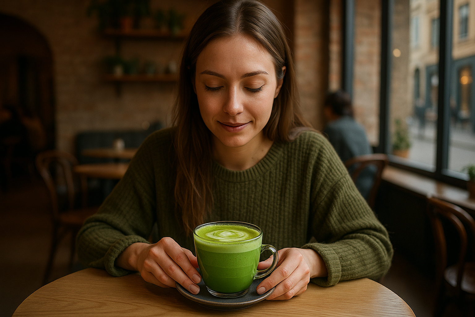 Illustration af matcha som hverdagsdrik