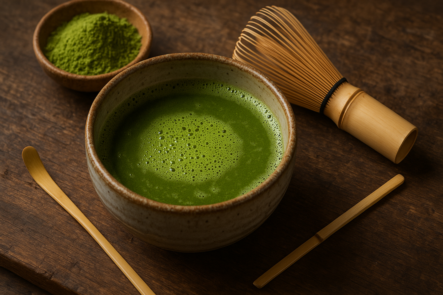 Illustration af matcha og koncentration