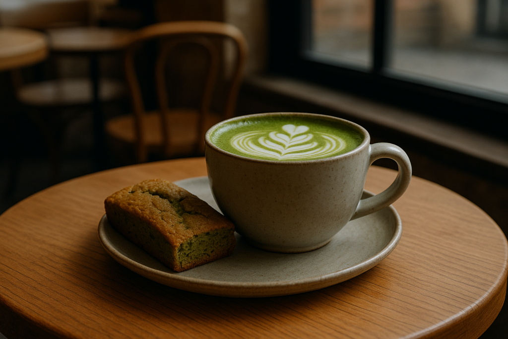 Illustration af matcha som energikilde