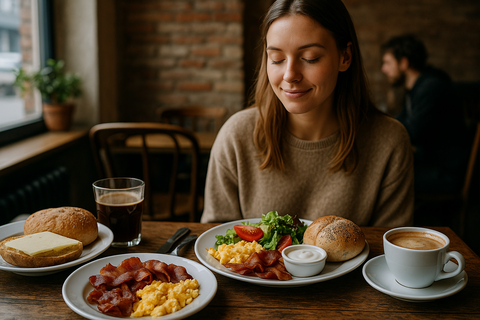 Illustration af billig brunch århus