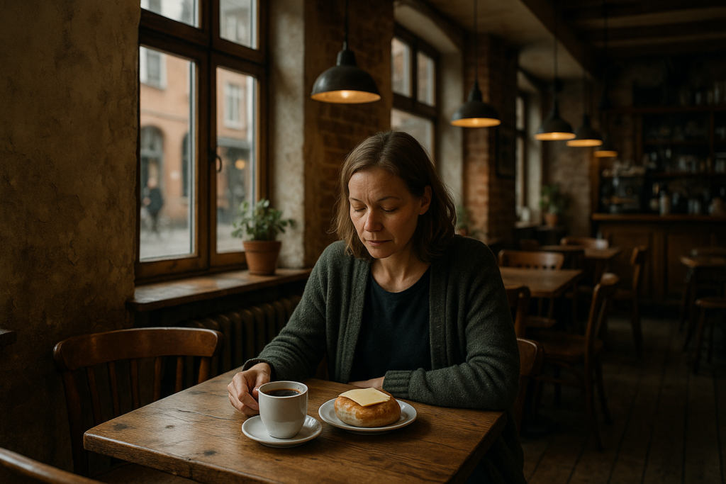 Illustration af billig café aarhus