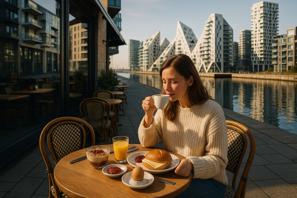 Illustration af brunch aarhus ø