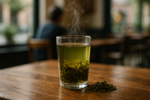 Illustration af grøn te fordele