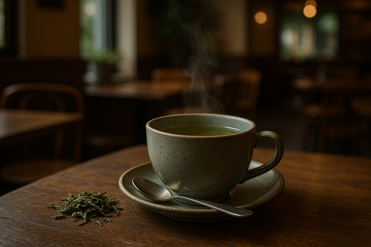 Illustration af hvad gør grøn te