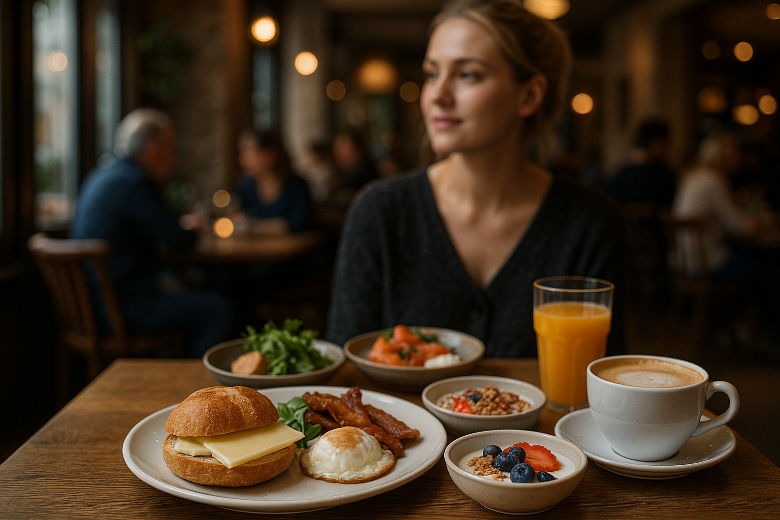 Illustration af luksus brunch århus