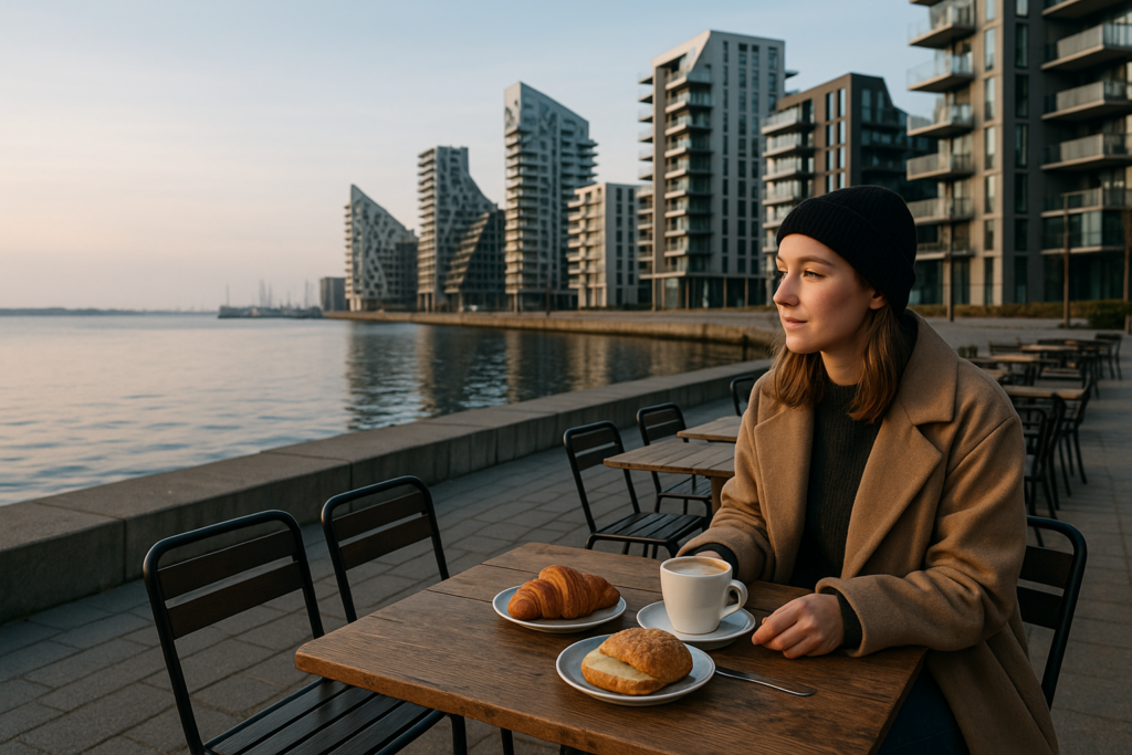 Illustration af morgenmad aarhus ø