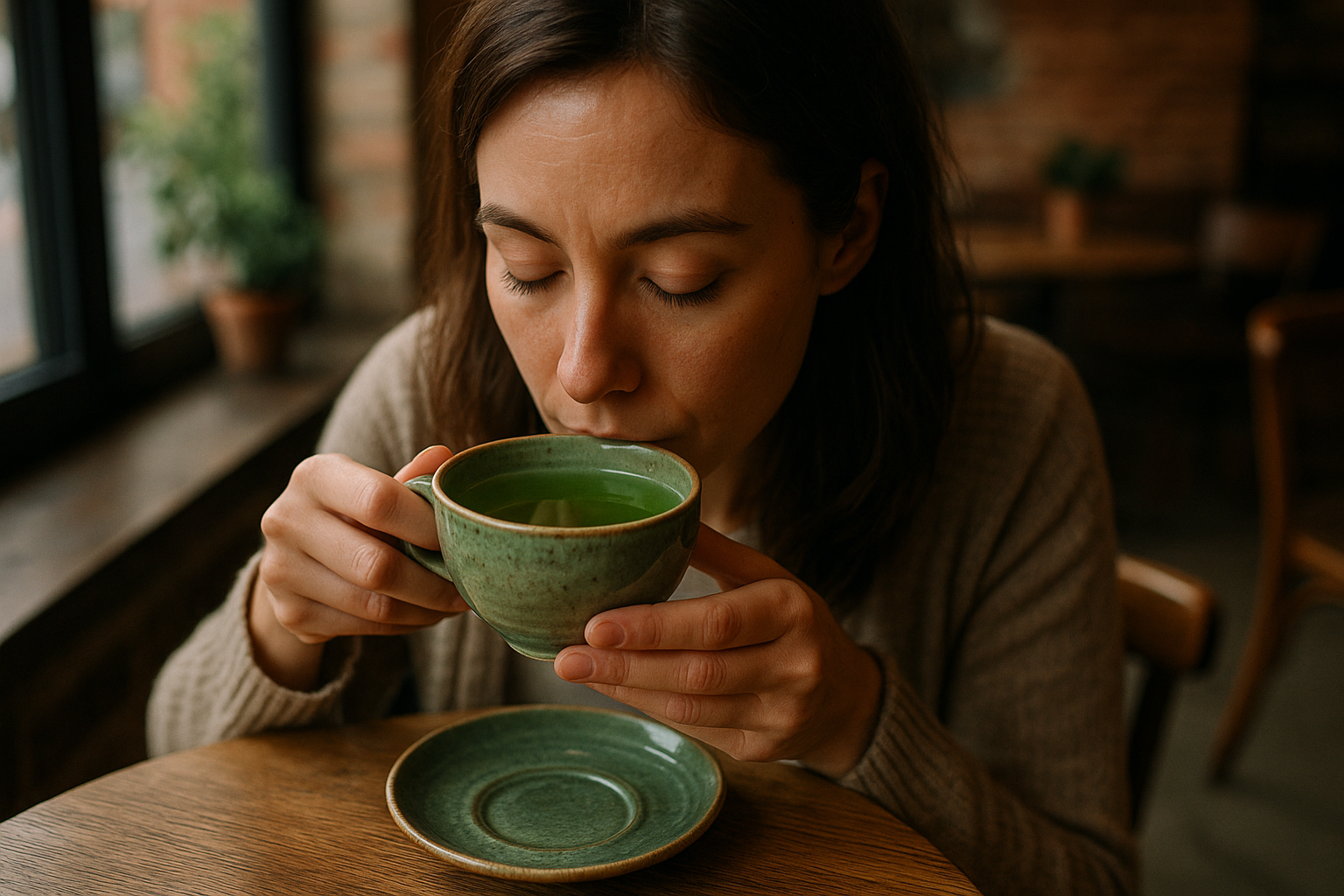 Illustration af grøn te bedst i test